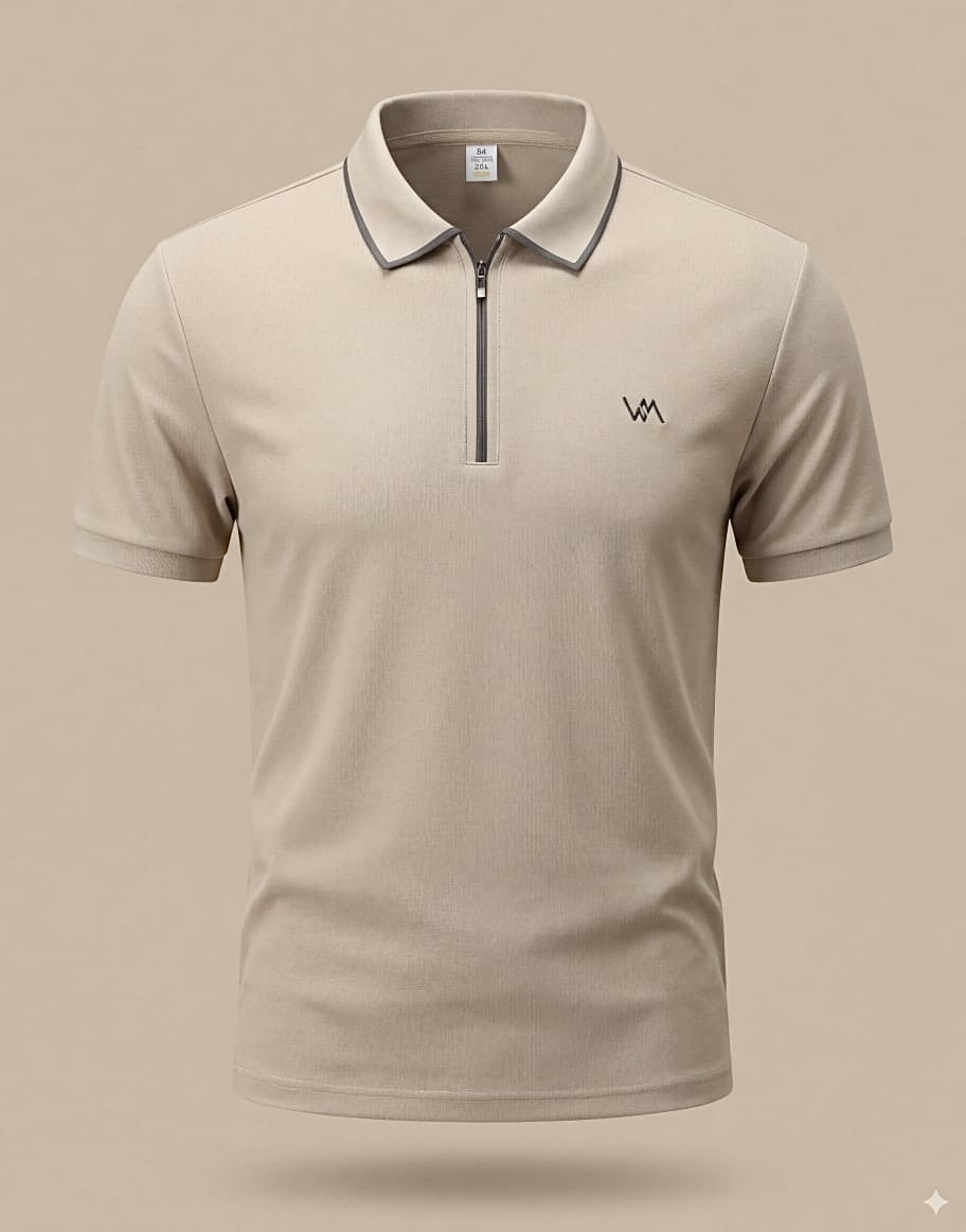Wild Mustard Essential Tee — Sandstone Beige